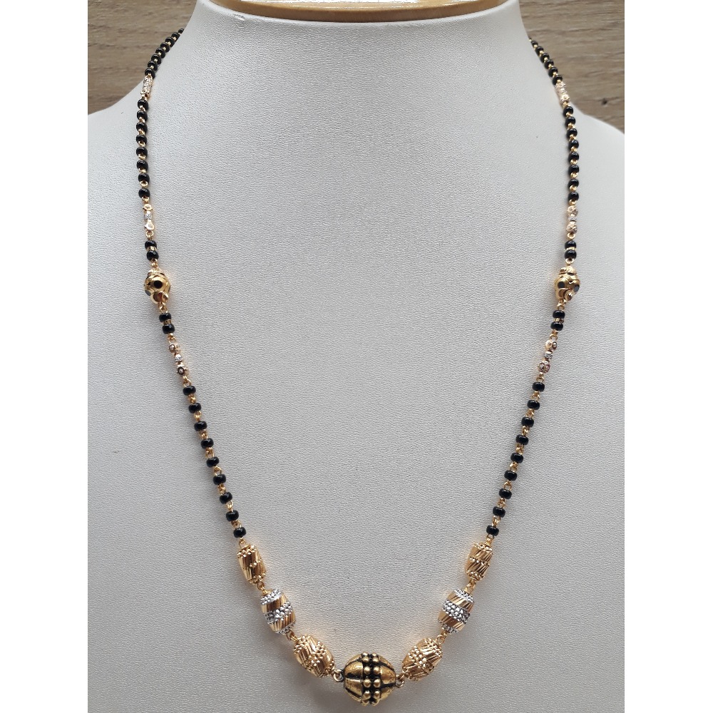 22KT Gold Antique Mangalsutra Dokia IO-AN002
