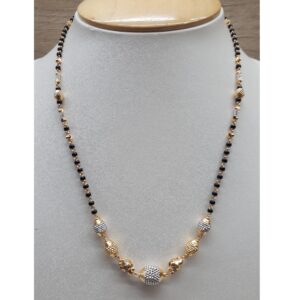 22K Gold Fancy Mangalsutra Dokia IO-N007