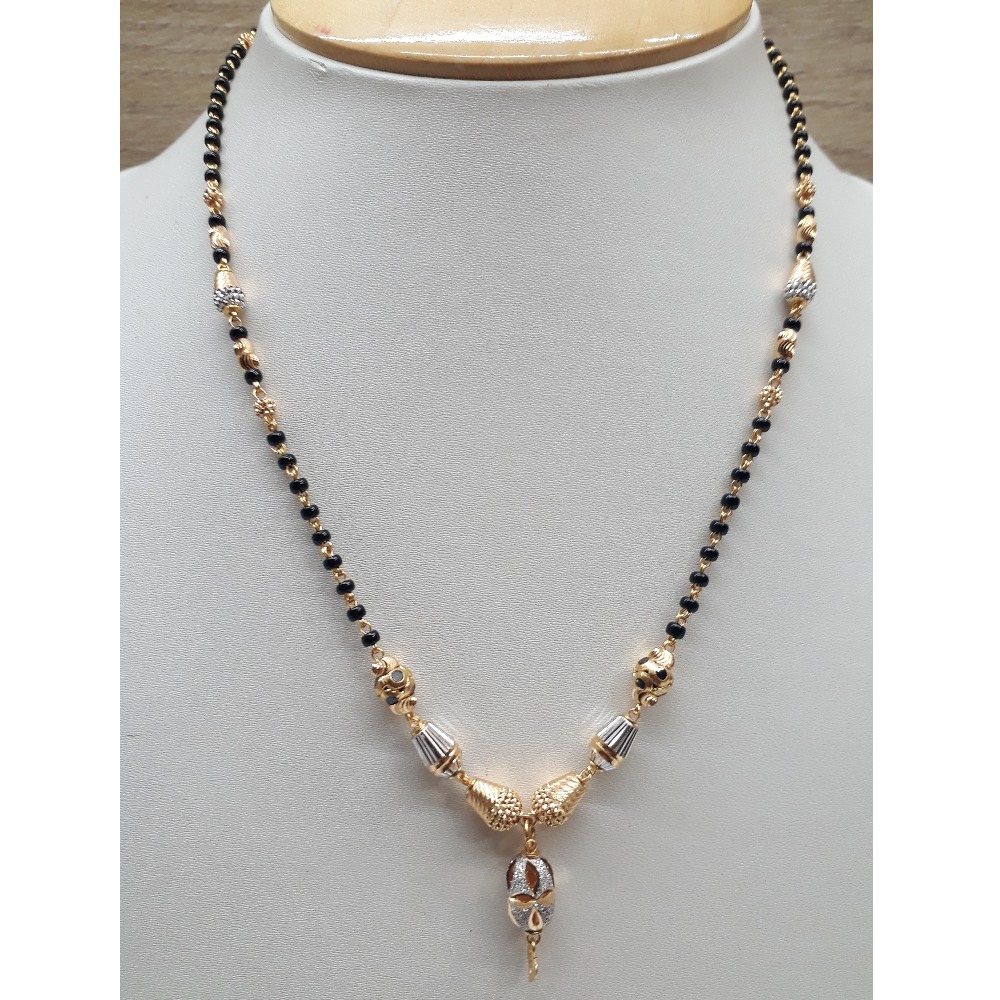 22Kt Gold Fancy Mangalsutra Dokia IO-N006