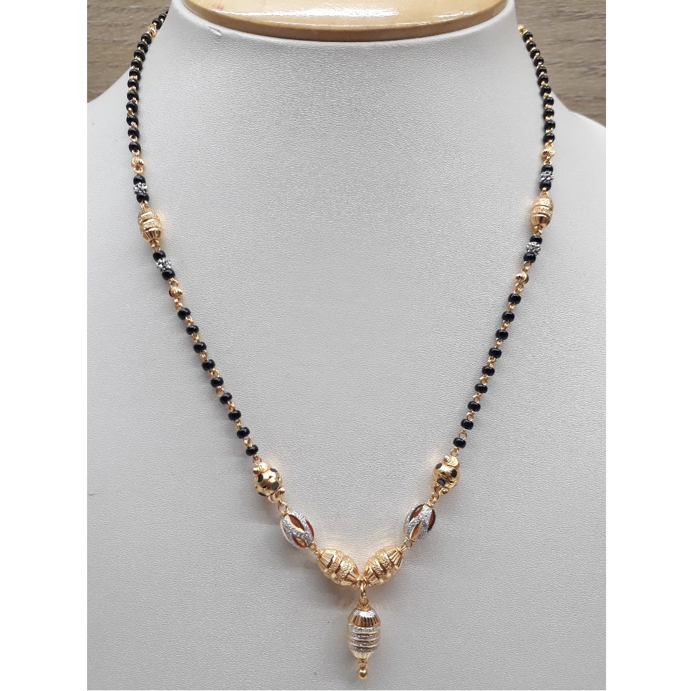 916 Gold Designer Mangalsutra Dokia IO-N003