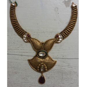 22KT Gold Ladies Designer Necklace Yellow