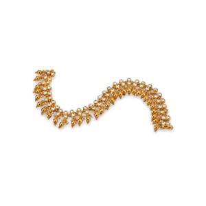 925 silver dazzling pair of khakho moti payal