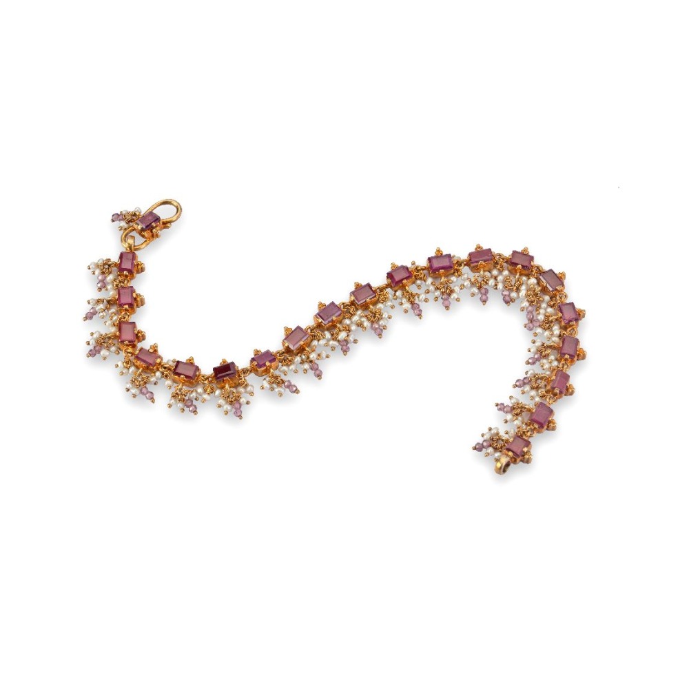 925 silver beads with khakho moti payal