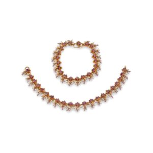 925 silver beads with khakho moti payal