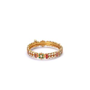 925 silver designer khakho moti bangle