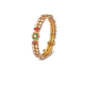 925 silver designer khakho moti bangle