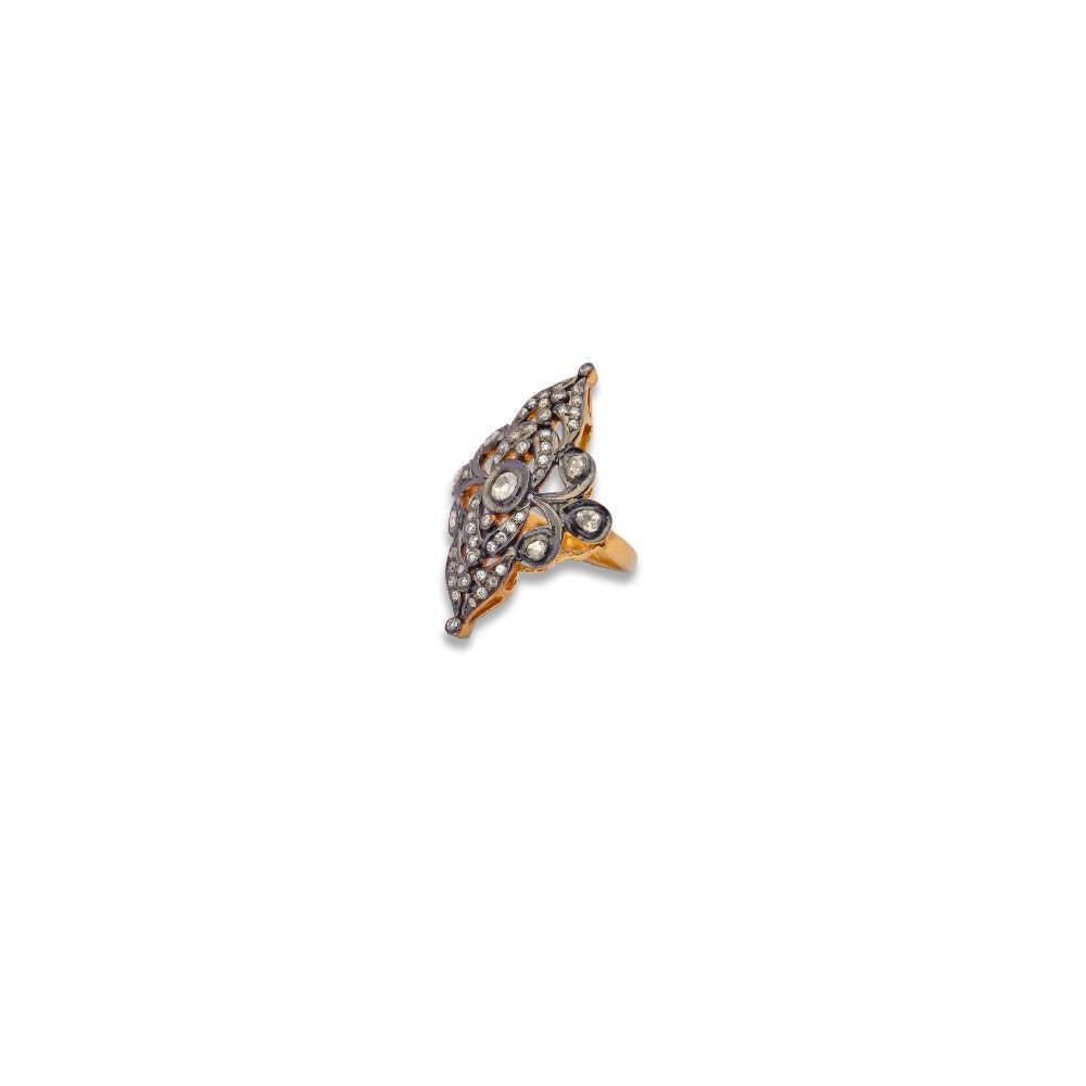 925 silver mossainite ring