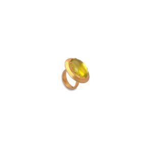 925 silver lemon topaz ring