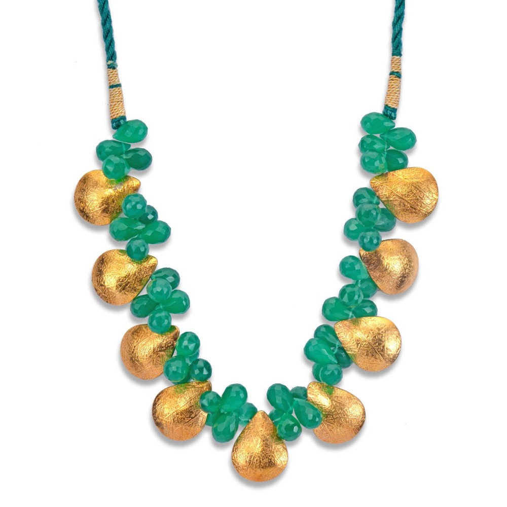 925 silver onyx stone necklace