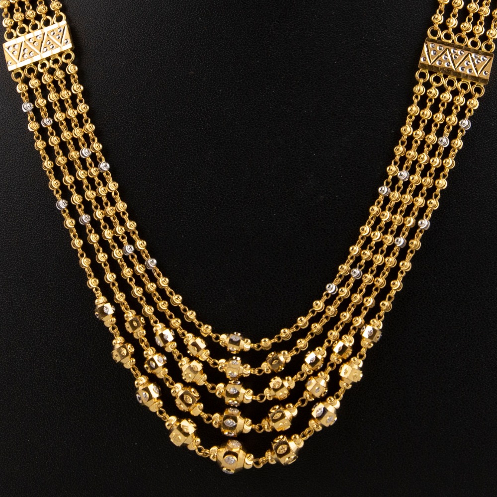 916 Gold Fancy Vertical Mala ML-C05