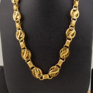 22kt gold heavy indo lotus chain ml-c03