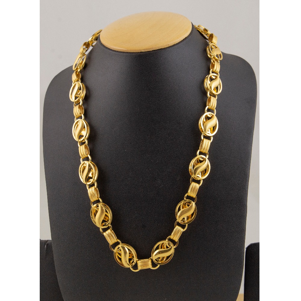 22kt gold heavy indo lotus chain ml-c03