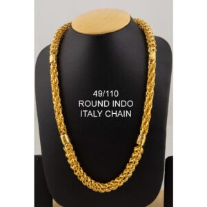 916 Gold Round Indo Italy Chain ML-C02