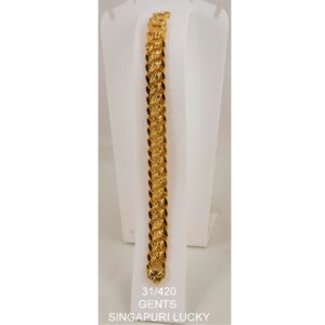 22KT Gold Singapuri Gents Lucky ML-L02
