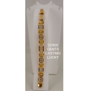 916 Gold Casting Gents Lucky ML-L01