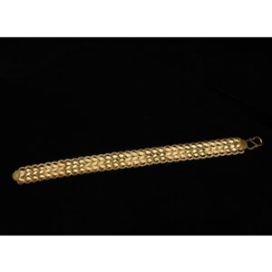 916 Gold Gents Lucky Bracelet ML-B005