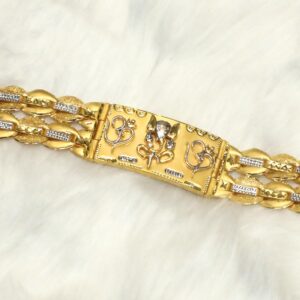 22KT Gold Om With Ganesh Design Lucky ML-B002