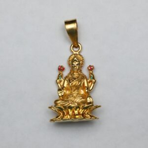 916 Gold Laxmi Pendant ML-P004