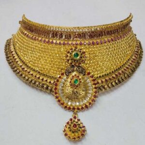 Modern Gold Designer Necklace