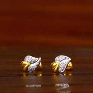 916 Gold Classic Ladies Tops Earrings LTE301