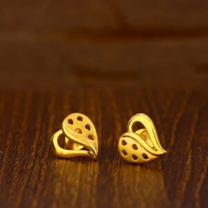 22CT Gold Hallmark Gorgeous Ladies Tops Earrings LTE105