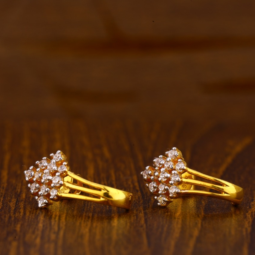 22CT Gold stylish Ladies Tops Earrings LTE74