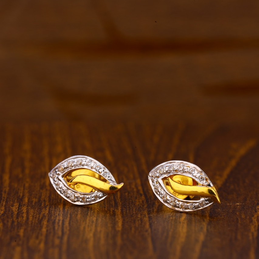 22CT Gold Exclusive Ladies Tops Earrings LTE70