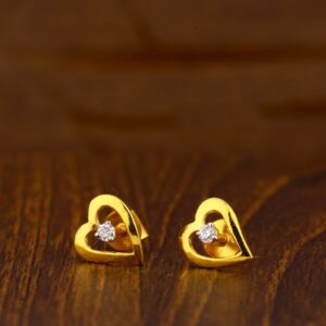 22CT Gold Designer Ladies Tops Earrings LTE66