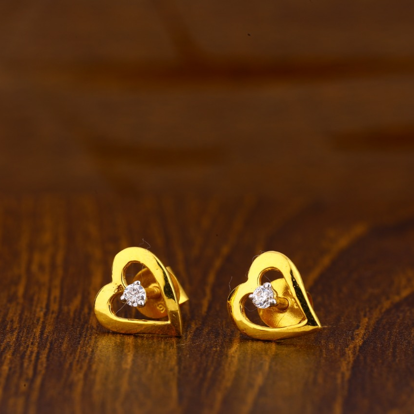 22CT Gold Designer Ladies Tops Earrings LTE66