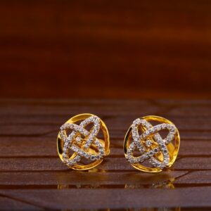 22KT Gold CZ Fancy Ladies Tops Earrings LTE291