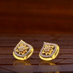 22KT Gold Hallmark Fancy Ladies Tops Earrings LTE282