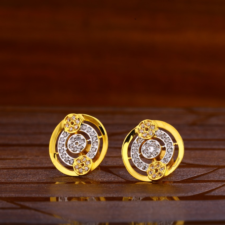 22KT Gold Stylish Ladies Tops Earrings LTE275