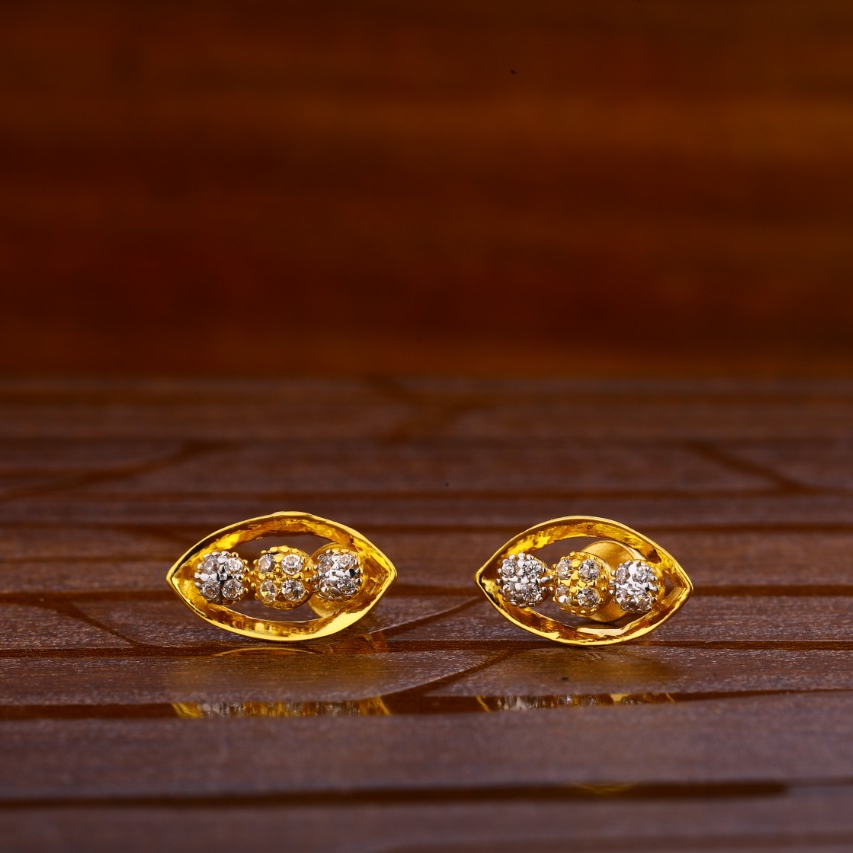 22KT Gold Designer Ladies Tops Earrings LTE269