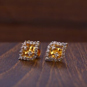 916 Gold Hallmark Stylish Ladies Tops Earrings LTE217