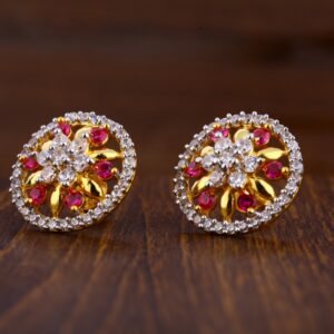 916 Gold Stylish Ladies Tops Earrings LTE203