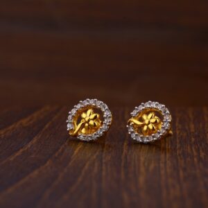 916 Gold Designer Ladies Tops Earrings LTE199