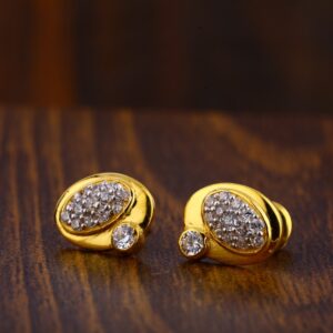 22CT Gold CZ Exclusive Ladies Tops Earrings LTE130