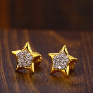 22CT Gold CZ Designer Ladies Tops Earrings LTE128
