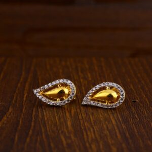 22CT Gold Classic Ladies Tops Earrings LTE192