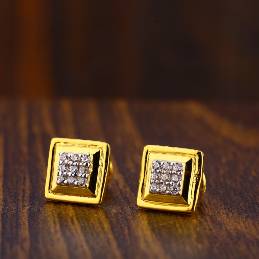 22KT Gold Hallmark Gorgeous Ladies Tops Earrings LTE108