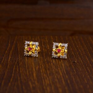 22KT Gold Delicate Ladies Tops Earrings LTE169