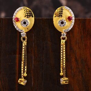 22KT Gold CZ  Gorgeous Ladies  Earring LFE560