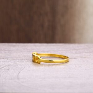 916 Gold Exclusive Ladies Plain Ring LPR366