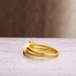22ct gold hallmark exclusive ladies plain ring lpr343
