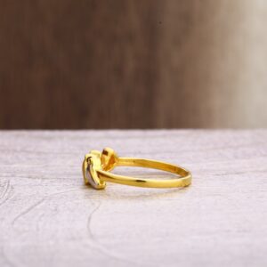 22ct gold hallmark ladies plain ring LPR339