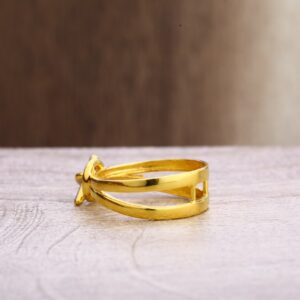 22ct gold fancy ladies plain ring lpr336
