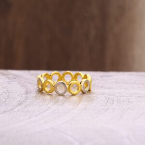 22KT Gold Fancy Ladies Plain Ring LPR316