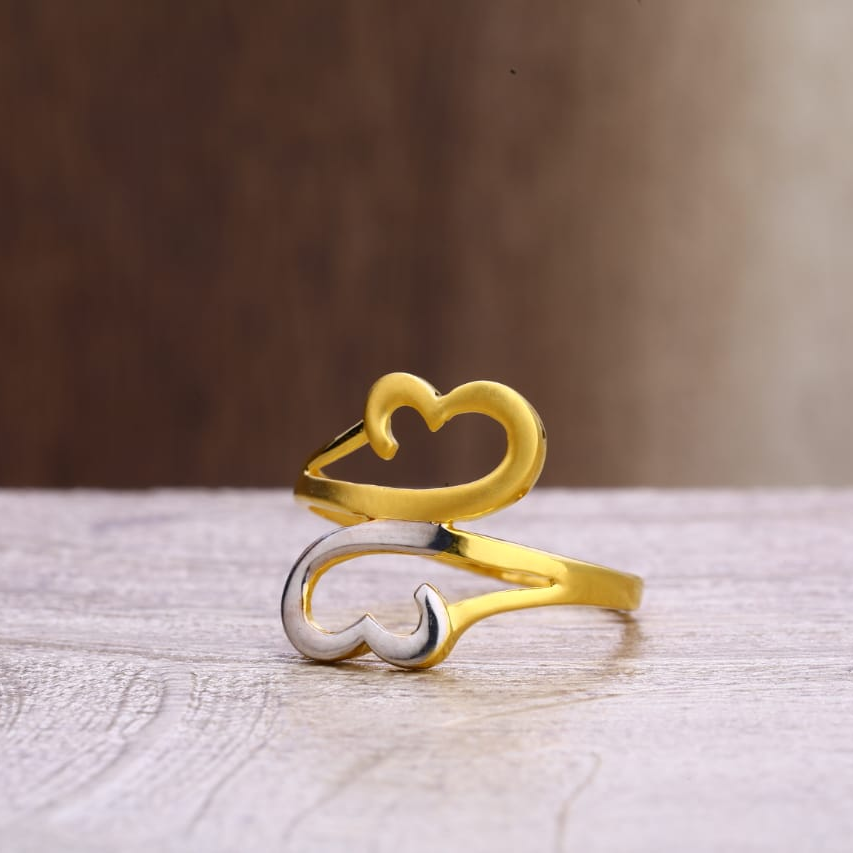 22KT Gold Classic Ladies Plain Ring LPR302