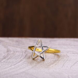916 Gold CZ Hallmark Classic Ladies Plain Ring LPR291