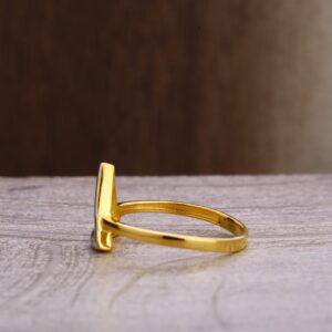 916 Gold Hallmark Exclusive Ladies Plain Ring LPR286